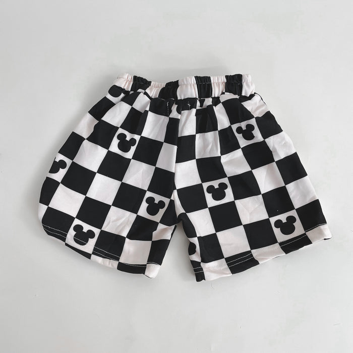 MICKEY BLOCK SHORTS