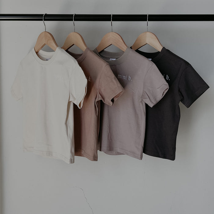 MINI B TEE - MOCHA