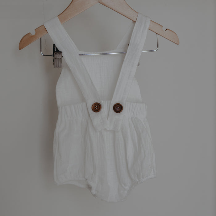 INFANT MUSLIM ROMPER - WHITE